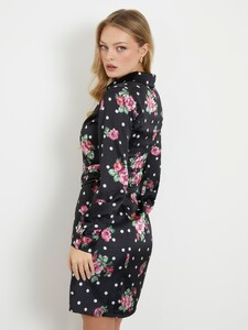 Lauren Alex -  Guess_Polka dots midi chemisier dress Women-5 - W3PK2DWF1X0-P9XS-ALT2.jpg