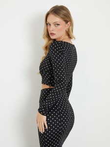 Lauren Alex -  Guess_Polka dots top Women-5 - W3PP47K6HJ0-P9XT-ALT3.jpg