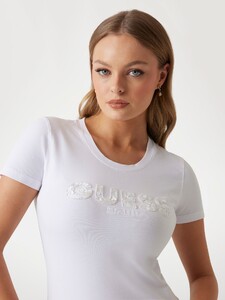 Lauren Alex -  Guess_Slim-fit logo T-shirt Women-5d - W5GI17J1314-G011-ALT3.jpg