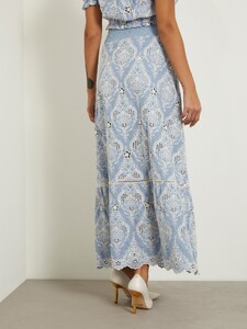 LizaMakhu - Guess_Embroidered long skirt Women-6 - W4GD66WG4F0-F7IM-ALT2.jpg
