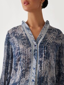 LizaMakhu - Guess_V neck chiffon shirt Women-4 - W5RH16WDW82-P7VG-ALT3.jpg