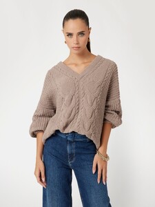 GiuliaC - Guess Cable-knit-V-neck sweater4 (2)_W3BR64Z3BA0-G1K8.jpg