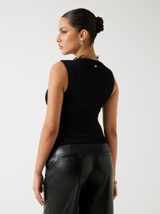 NKostic - Marciano ruched top Women-4_5BGP036257A-JBLK-ALT2.jpg