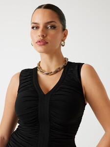 NKostic - Marciano ruched top Women-4_5BGP036257A-JBLK-ALT3.jpg