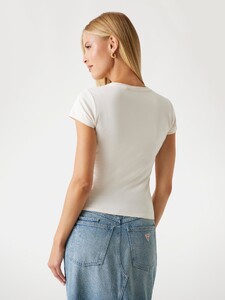 SLuders - Guess Logo print T-shirt Women-4_W5YI41KA0Q1-G012-ALT2.jpg