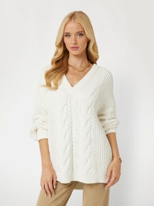 VTurner - Guess Cable-knit-V-neck sweater4_W3BR64Z3BA0-G1O6.jpg