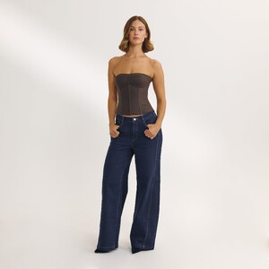 Carmella Rose - Lounge [2025] Bandeau Corset Top (Dark Brown) 0.About_Corset-Top-Brown.jpg