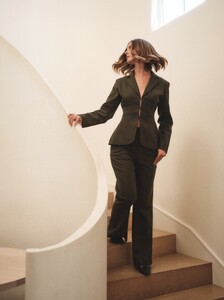 Carmella Rose - Lounge [2025] Seam Detail Fitted Blazer (Dark Green) 0.About_Green-Blazer.jpg