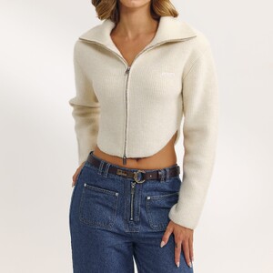 Carmella Rose - Lounge [2025] Structured Knitted Jacket (Cream) 2.CreamKnit.jpg