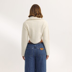 Carmella Rose - Lounge [2025] Structured Knitted Jacket (Cream) 5.CreamKnit.jpg