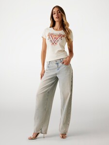 Garance Authié - Guess Floral triangle logo T-shirt Women-4_W5YI08J1314-G1F7-ALT1.jpg