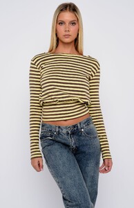BriegeD - WFox - Banana Stripe_white-fox-catch-my-heart-long-sleeve-top-chocolate-banana-brown-yellow-05.jpg