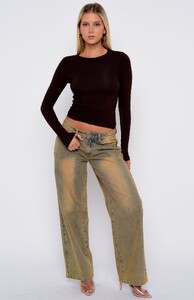 BriegeD - WFox - Game Over Long Sleeve Top Dark Chocolate_white-fox-game-over-long-sleeve-top-dark-chocolate-brown-05.jpg