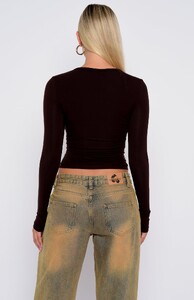 BriegeD - WFox - Game Over Long Sleeve Top Dark Chocolate_white-fox-game-over-long-sleeve-top-dark-chocolate-brown-12.jpg