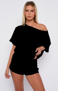 BriegeD - WFox - Slow Life Pyjama Shorts Black_white-fox-slow-life-off-shoulder-oversized-pyjama-shorts-tee-black-05.jpg