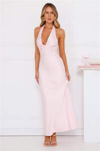 EVenz - HelloMolly - Opulent Style Halter Satin Maxi Dress Pink - Image 4_050924_20412_1727948633.jpg