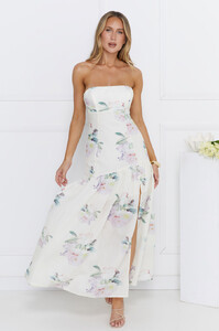 EVenz - HelloMolly - Sunset Whispers Strapless Maxi Dress Cream - Image 1_HelloMolly_Eccom_12.12.24_1538_1737447317.jpg