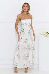 EVenz - HelloMolly - Sunset Whispers Strapless Maxi Dress Cream - Image 5_HelloMolly_Eccom_12.12.24_1534_1737447348.jpg
