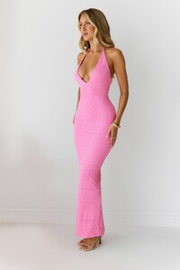 EVenz - HelloMolly - Winnie Halter Maxi Dress Pink - Image 4_0H1A2779000014_1741318701.jpg