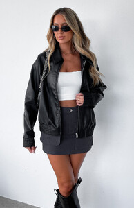 EVenz - WFox - Make Things Right PU Bomber Jacket Black_IMG_4710.jpg