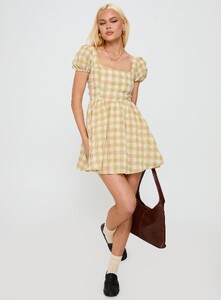 AylaF - PrPolly - Cartmel Puff Sleeve Mini Dress Multi-6 - 2-Model-Ayla-Us2.jpg