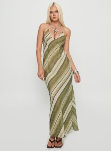 AylaF - PrPolly - Esmira Halter Maxi Dress Green Stripe-6 - 1-Model-Ayla-Us2.jpg