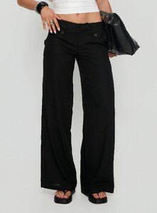 AylaF - PrPolly - Pedra Wide Leg Pant Black-6 - 1-Model-Ayla-Us2.jpg