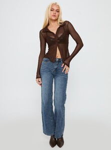 AylaF - PrPolly - Prioritise Sheer Long Sleeve Top Brown-5 - 2-Model-Ayla-Us2.jpg