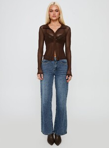 AylaF - PrPolly - Prioritise Sheer Long Sleeve Top Brown-5 - 6-Model-Ayla-Us2.jpg