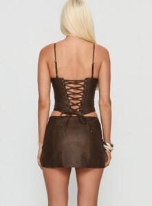 AylaF - PrPolly - Venessa Faux Leather Mini Skirt Brown-9 - 4-Model-Ayla-Us2.jpg