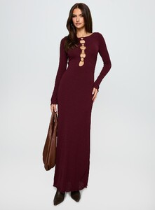 BHamilton - PrPolly - Dejonge Ring Long Sleeve Maxi Dress Currant-6 - 1-Model-Brittany-Us4.jpg
