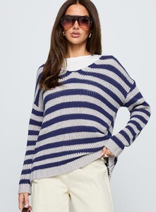 BHamilton - PrPolly - Drayven V Neck Knit Sweater Blue Stripe-8 - 1-Model-Brittany-Us4.jpg