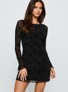 BHamilton - PrPolly - Full Moon Long Sleeve Mini Dress Black-6 - 1-Model-Brittany-Us4.jpg