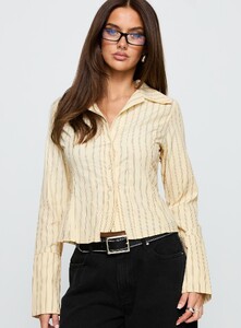 BHamilton - PrPolly - In Brooklyn Collared Top Yellow Stripe-7 - 1-Model-Brittany-Us4.jpg