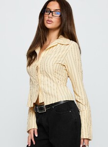 BHamilton - PrPolly - In Brooklyn Collared Top Yellow Stripe-7 - 3-Model-Brittany-Us4.jpg