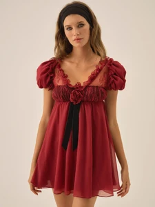 Claudine_Chiffon_Mini_Dress_Oxblood_Black_On_Model_1_2000x.webp