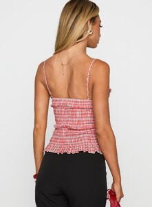 EAyalon - PrPolly - A Girl So Pretty Ruched Top Red Gingham-7 - 4-Model-Ella-Us2.jpg