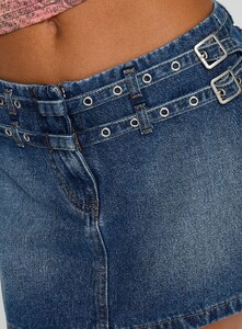 EAyalon - PrPolly - Baccarat Belted Denim Mini Skirt Mid Blue Wa-8 - 5-Model-Ella-Us2.jpg