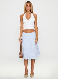 EAyalon - PrPolly - Cascades Low Rise Midi Skirt Blue _ White St-10 - 6-Model-Ella-Us2.jpg