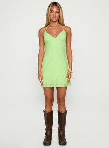 EAyalon - PrPolly - Summer Cider Embroidered Mini Dress Green-6 - 6-Model-Ella-Us2.jpg
