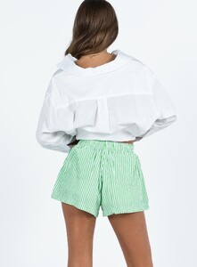 EZecevic - PrPolly - Beach House Shorts Green Stripe-18 - 4-Model-Elise-Us2.jpg