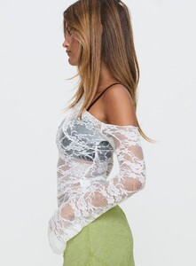 EZecevic - PrPolly - How Ironic One Shoulder Lace Top Cream-10 - 3-Model-Elise-Us2.jpg