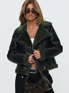 EZecevic - PrPolly - Phaidra Faux Leather Jacket Black-6 - 1-Model-Elise-Us2.jpg
