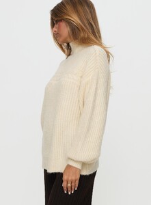 EZecevic - PrPolly - Wistfully Funnel Neck Knit Sweater Cream-6 - 3-Model-Elise-Us2.jpg