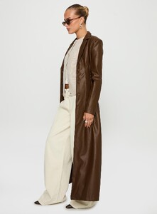 KianaF - PrPolly - Speak Easy Long Line Faux Leather Coat Brown-8 - 3-Model-Kiana-Us2.jpg