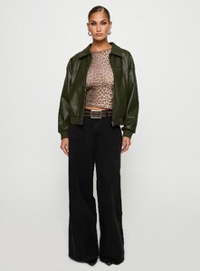 MelitaS - PrPolly - Uncover Faux Leather Bomber Jacket Dark Gree-8 - 2-Model-Melita-Us4_66a41e9d-F8b8-4156-Bf62-C1b12bce9129.jpg