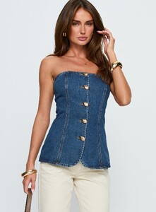 NSole - PrPolly - Deann Denim Strapless Top Mid Blue Wash-6 - 1-Model-Nat-Us2_Ce0c6602-2969-4771.jpg