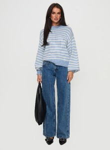 NSole - PrPolly - Harmony Balloon Sleeve Knit Sweater Blue _ W-7 - 6-Model-Nat-Us2_7b15997e-E45e-4d16.jpg