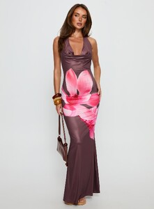 NSole - PrPolly - Raleina Halter Cowl Neck Maxi Dress Brown Fl-9 - 2-Model-Nat-Us2_7663559f-D166-4784.jpg
