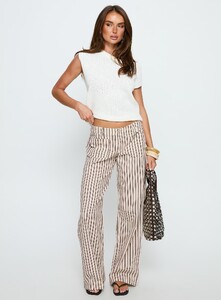 NSole - PrPolly - Vendi Low Rise Pant Brown Stripe-9 - 2-Model-Nat-Us2_1683aa20-9930-4295.jpg